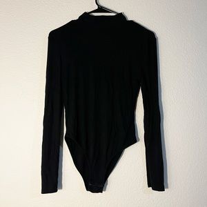 Black turtleneck one piece